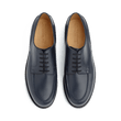 Derby Golf [homme cuir lisse bleu]