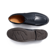 Derby Golf [homme cuir lisse bleu]