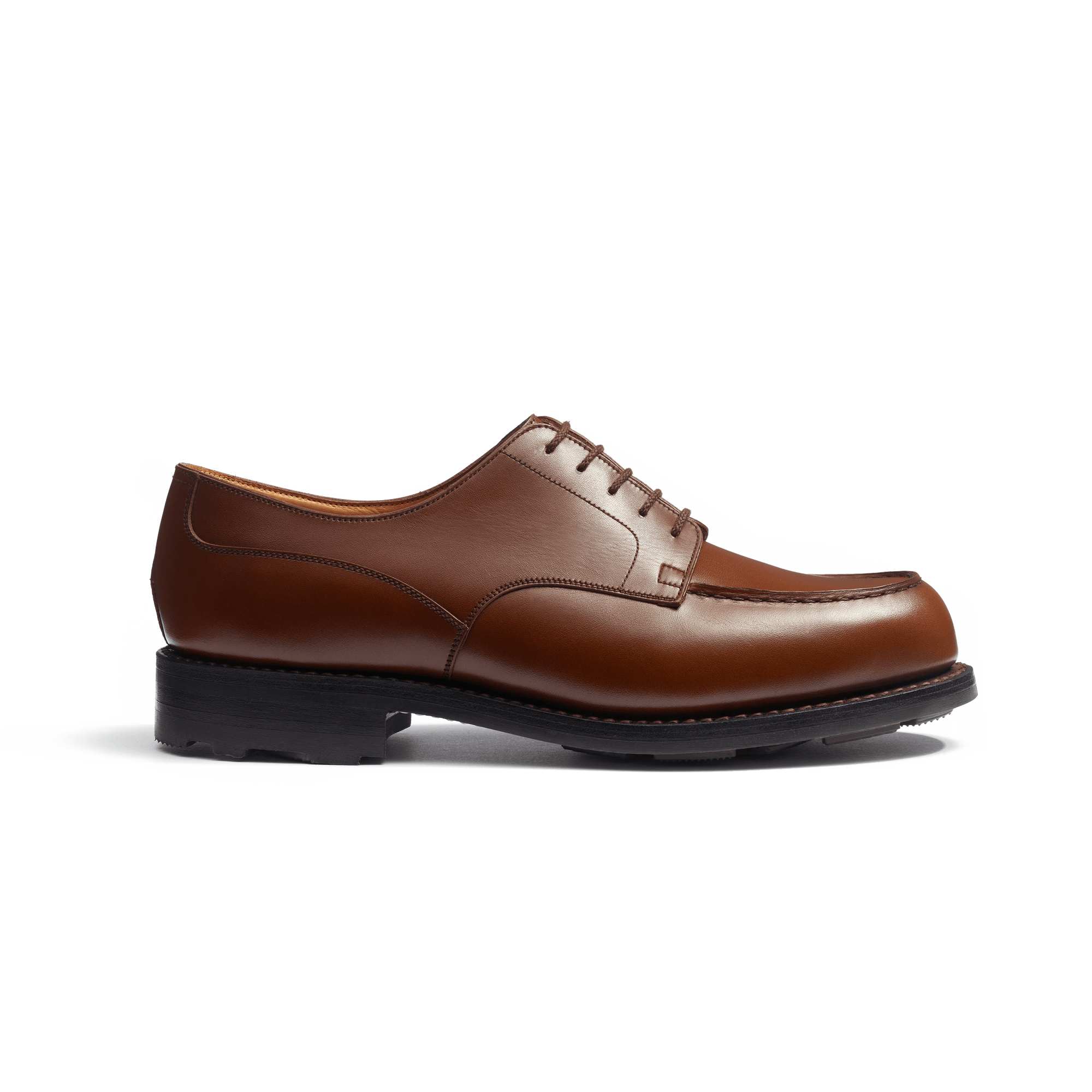 Derby Golf [homme cuir veau lisse marron bergeronnette]