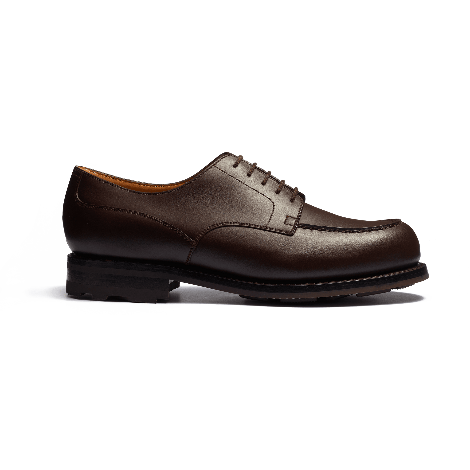 Derby Golf [homme cuir lisse marron mélèze]