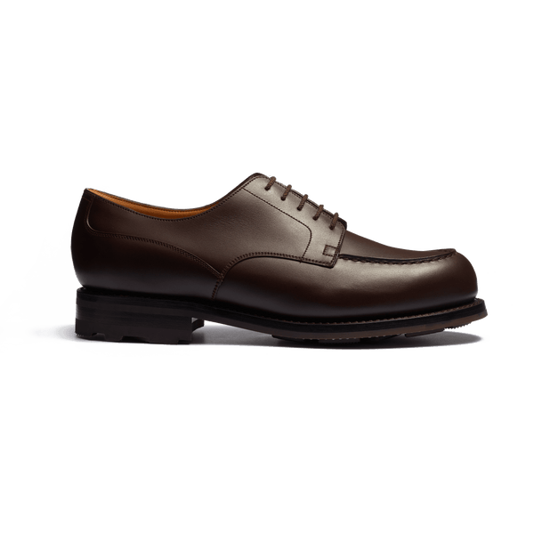 Men's Dark Brown Leather Golf Derby | J.M. Weston
