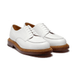 Derby Golf triple semelle [homme cuir lisse blanc]