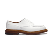 Derby Golf triple semelle [homme cuir lisse blanc]