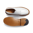 Derby Golf triple semelle [homme cuir lisse blanc]