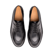 Derby Chasse [homme cuir lisse finition russia noir]