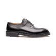 Derby Chasse [homme cuir lisse finition russia noir]