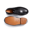 Derby Chasse [homme cuir lisse finition russia noir]