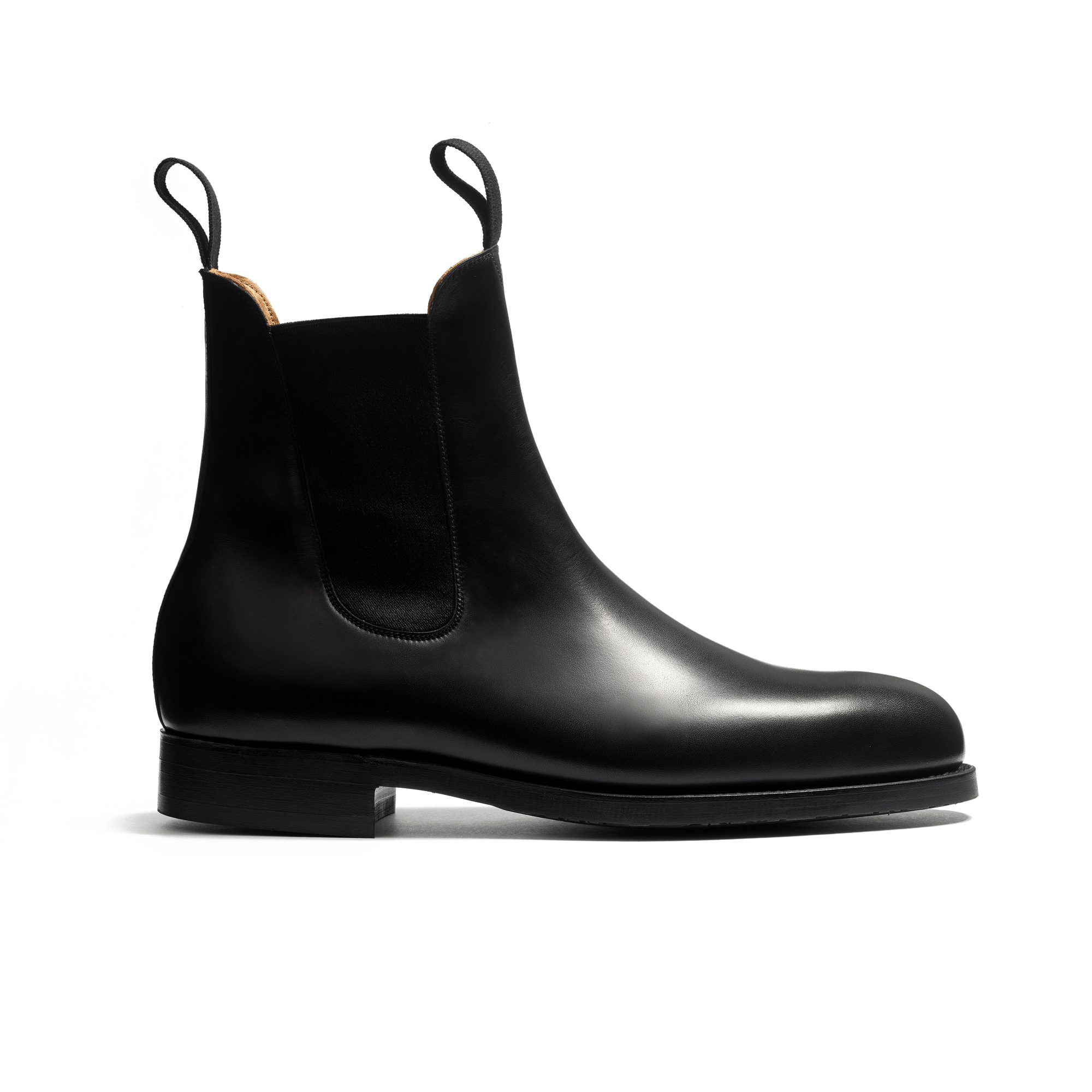 Rubber Sole Chelsea Boot[Men Black boxcalf]