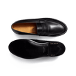 Mocassin 180 [homme cuir lisse noir]