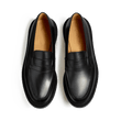 Mocassin 180 Triple semelle [homme cuir lisse noir]