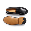 Mocassin 180 Triple semelle [homme cuir lisse noir]
