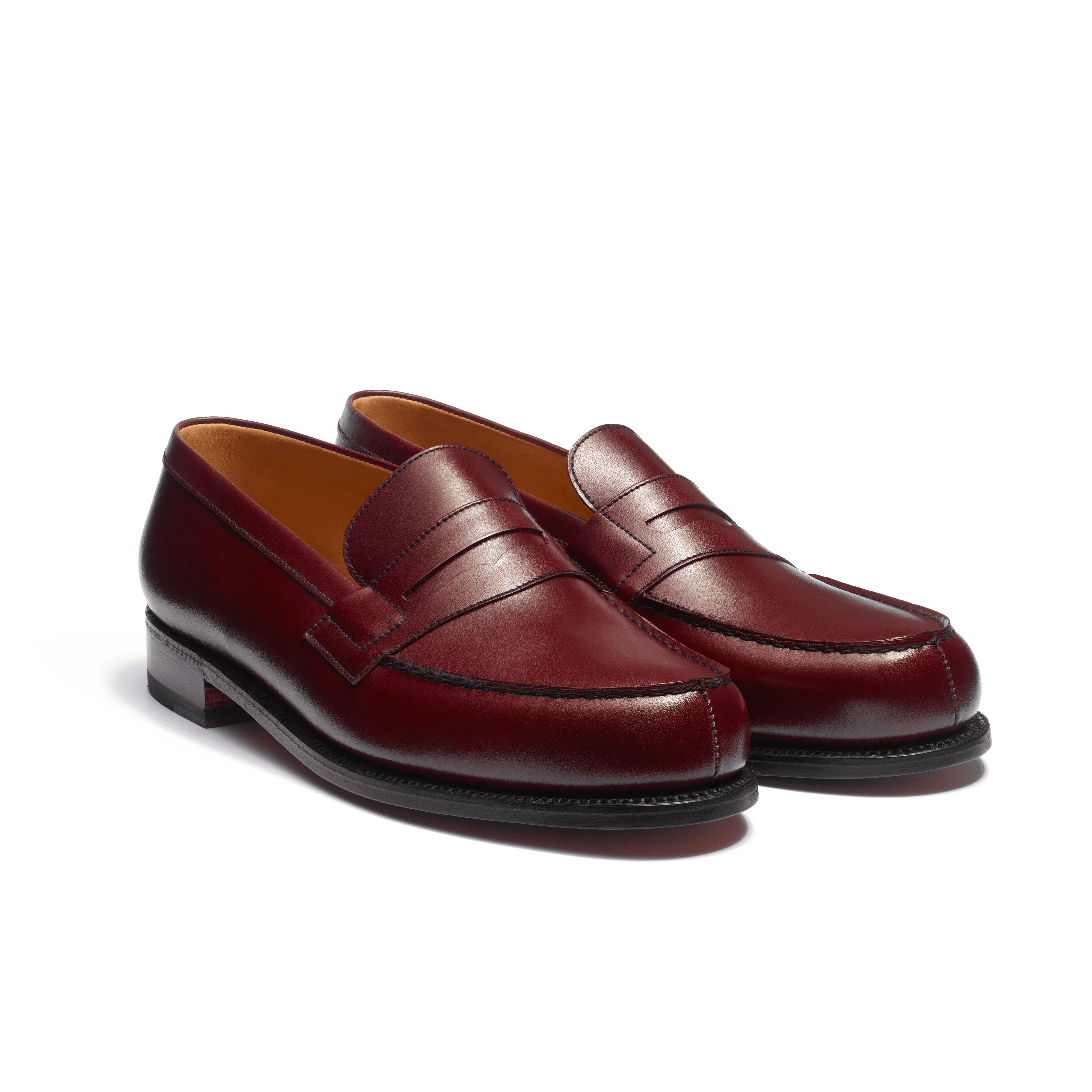 Men's Red Leather 180 Loafer – Weston - Main Image