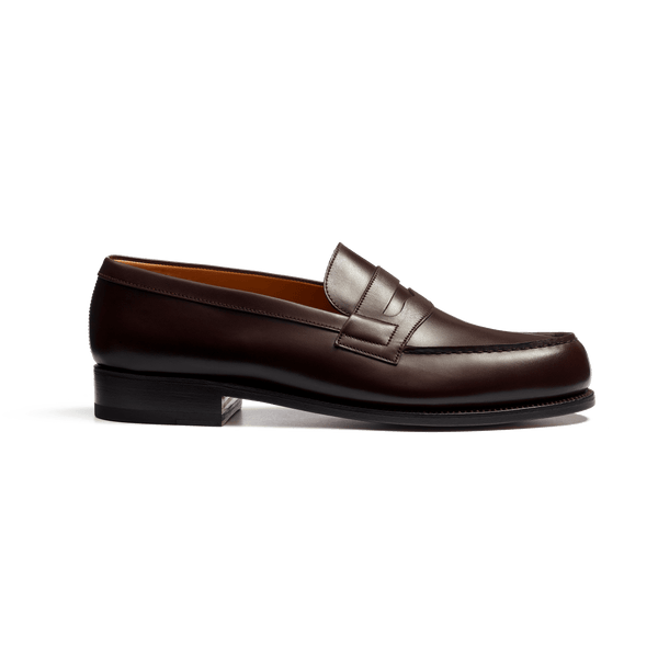 Men's Dark Brown Leather 180 Loafer | J.M. Weston