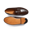 Mocassin 180 [homme cuir lisse marron mélèze]