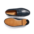 Mocassin 180 [homme cuir lisse bleu]