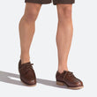 Derby bateau [homme cuir lisse marron chêne]