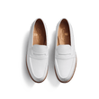 Mocassin 180 [homme cuir lisse blanc]