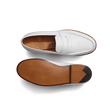 Mocassin 180 [homme cuir lisse blanc]