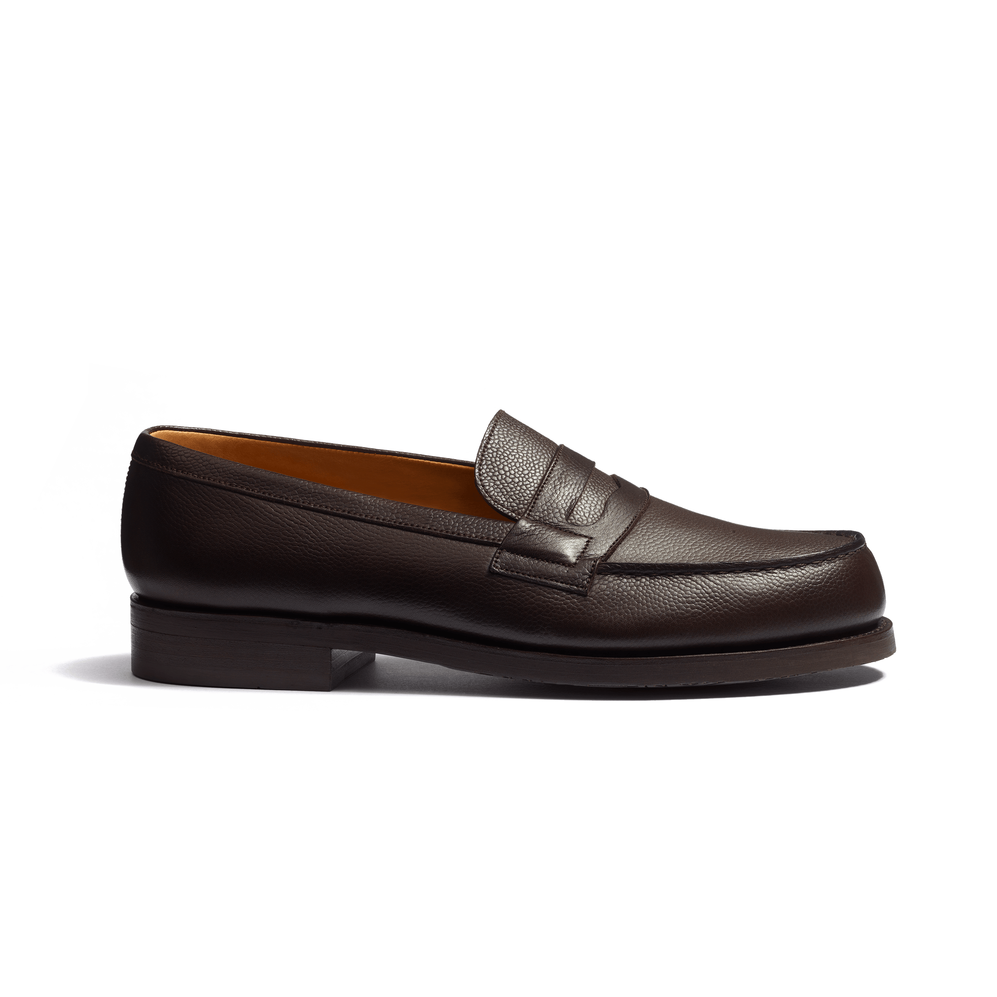 180 Loafer [Men Coffee caviar grain calfskin]