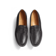 180 Loafer [Men Black caviar grain calfskin]