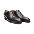 Richelieu bout droit [Homme cuir lisse noir savile]