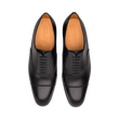 Richelieu bout droit [Homme cuir lisse noir savile]