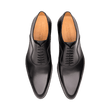 Richelieu 7 œillets Graphic[Homme cuir lisse noir]