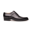 Richelieu 7 œillets Graphic[Homme cuir lisse noir]