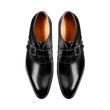 Derby boucle [homme cuir lisse noir eton]