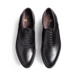 Richelieu à empiècements [Homme cuir lisse noir]