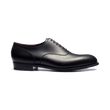 Richelieu à empiècements [Homme cuir lisse noir]
