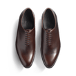 Richelieu empeigne unie Ultra [Homme cuir lisse café]