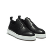 Basket Chasse On Time  [cuir veau sport noir]