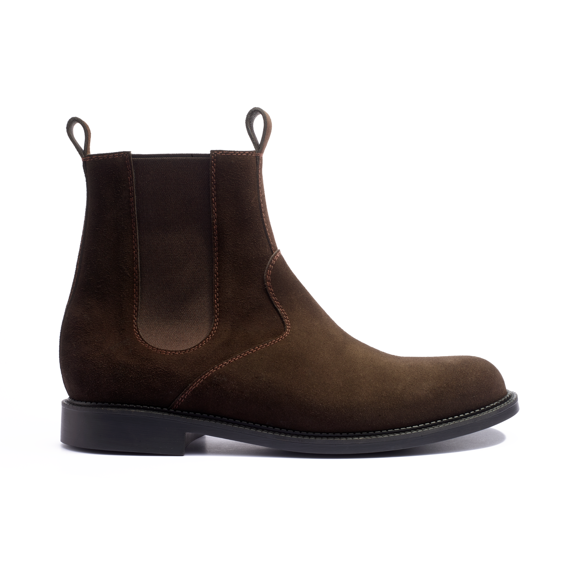 Clément Chelsea Boot[Men Brown suede calfskin]