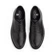 Derby Miles [homme cuir lisse noir]