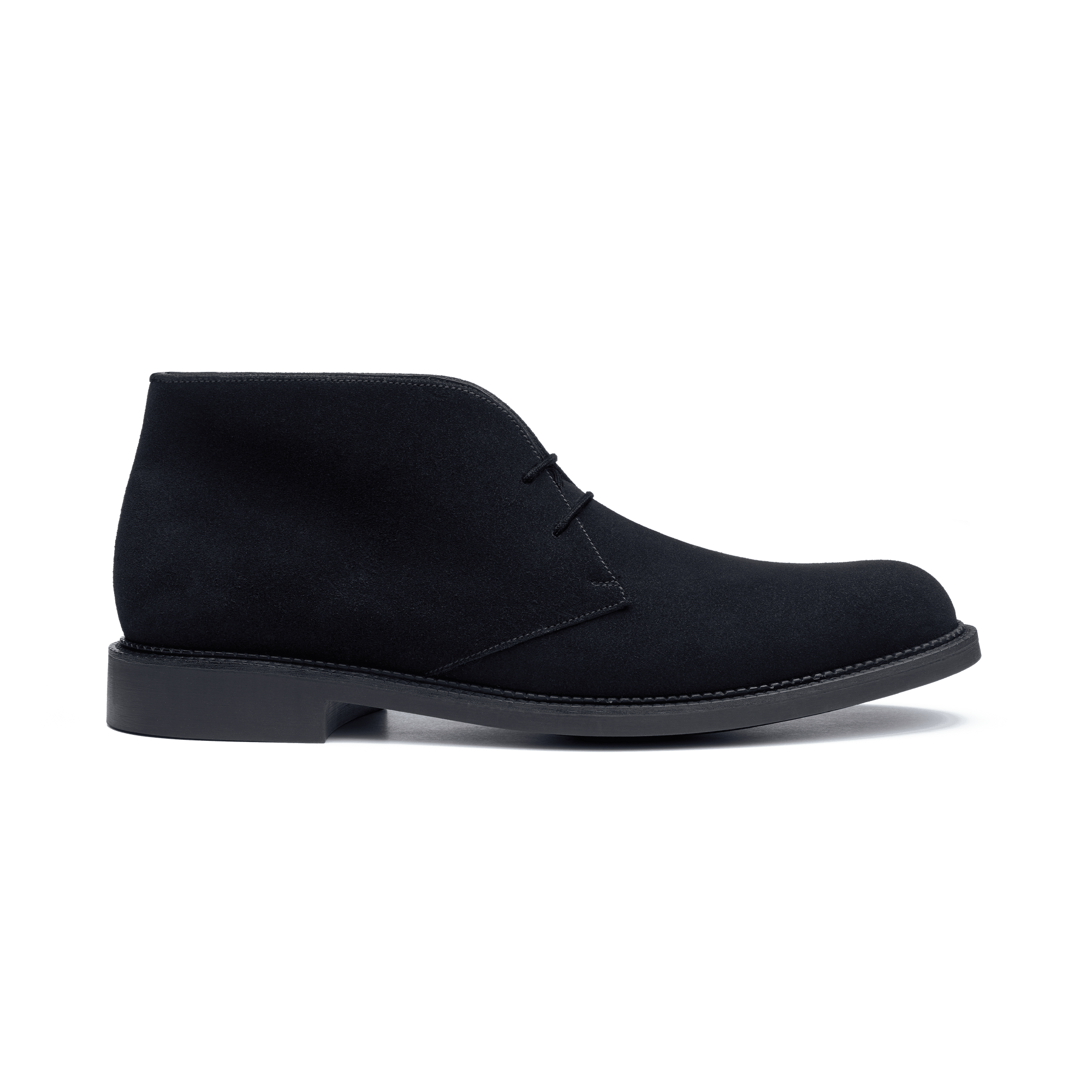 Miles Chukka Boot[Men Navy blue suede calfskin]