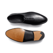 Richelieu One cut Rémi [Homme cuir lisse noir]