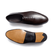 Richelieu One cut Rémi [Homme cuir lisse marron mélèze]