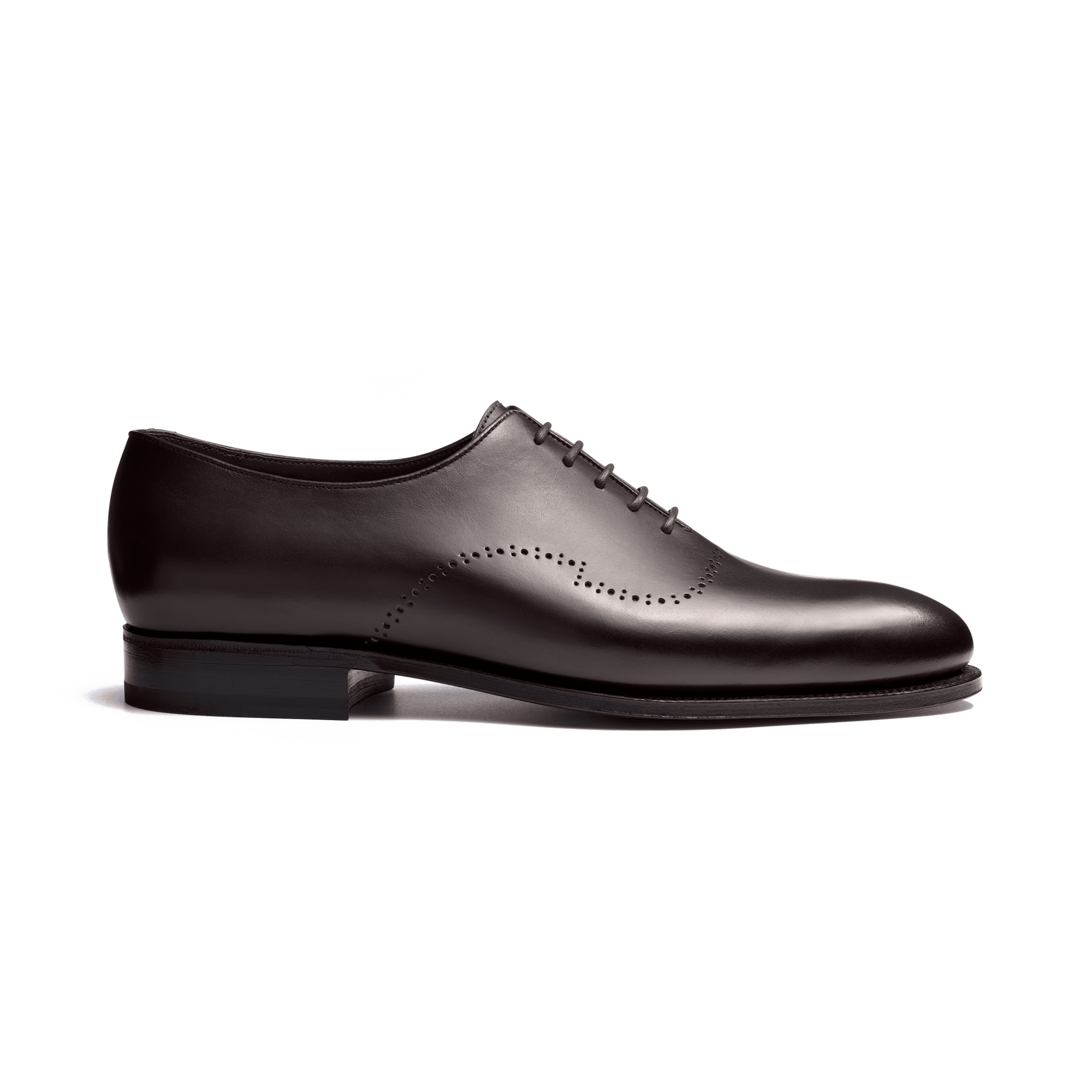 Remi One Cut Oxford Shoe With Perforations[Men Dark brown boxcalf]