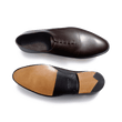 Richelieu One cut perforé Rémi [Homme cuir lisse marron mélèze]