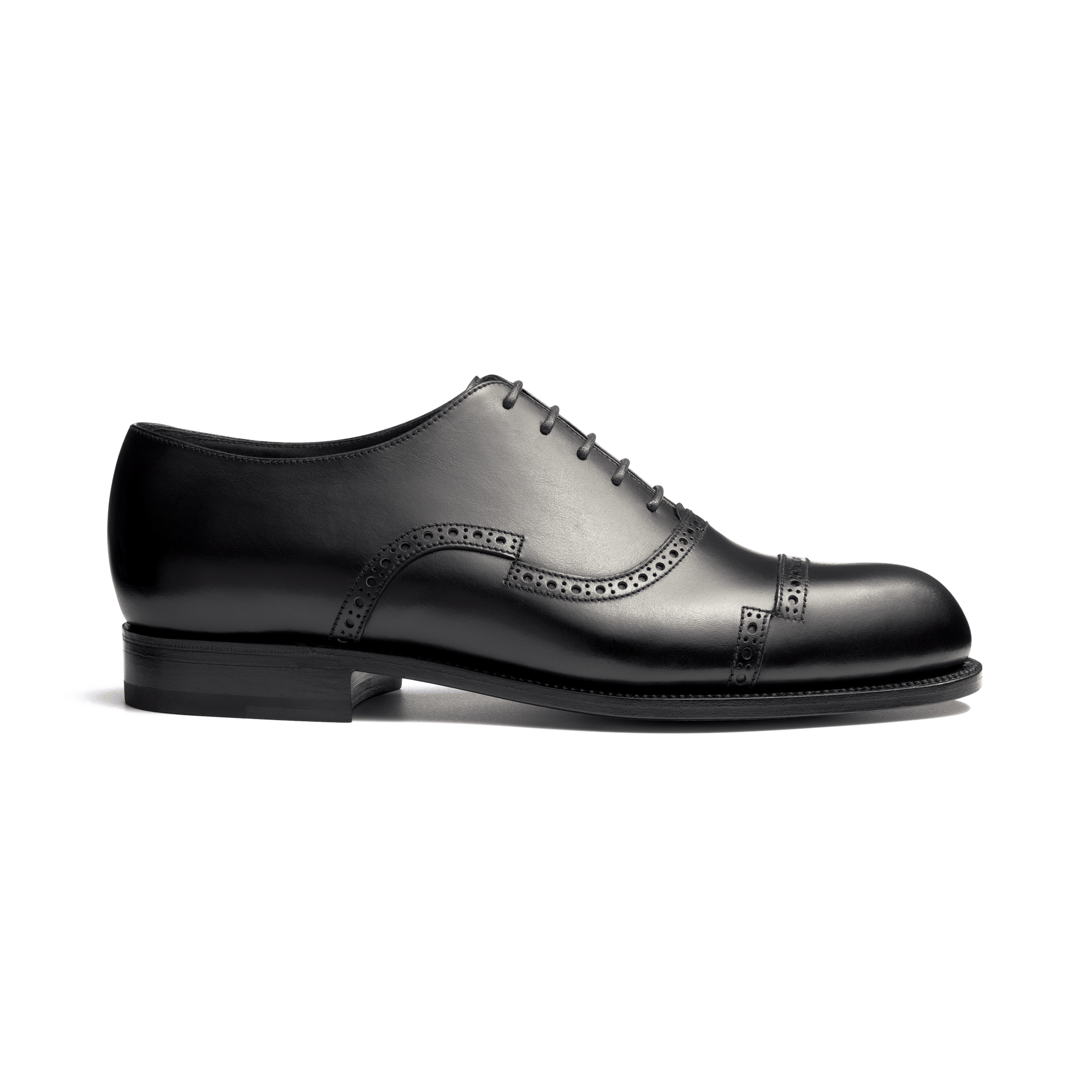 Raphael Cap Toe Oxford Shoe With Perforations[Men Black boxcalf]