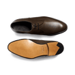 Derby Edouard [homme cuir lisse marron terre d'ombre]