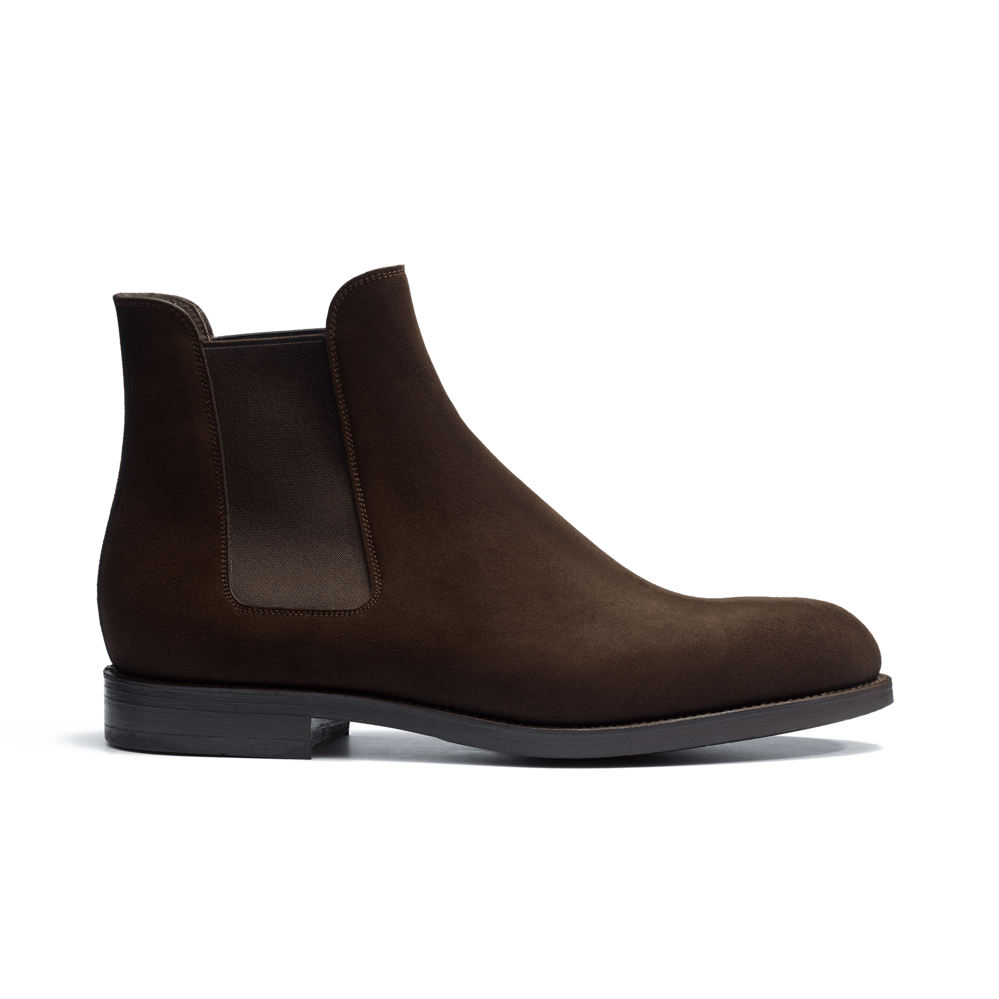 Edouard Chelsea Boot [Men Brown Suede calfskin]