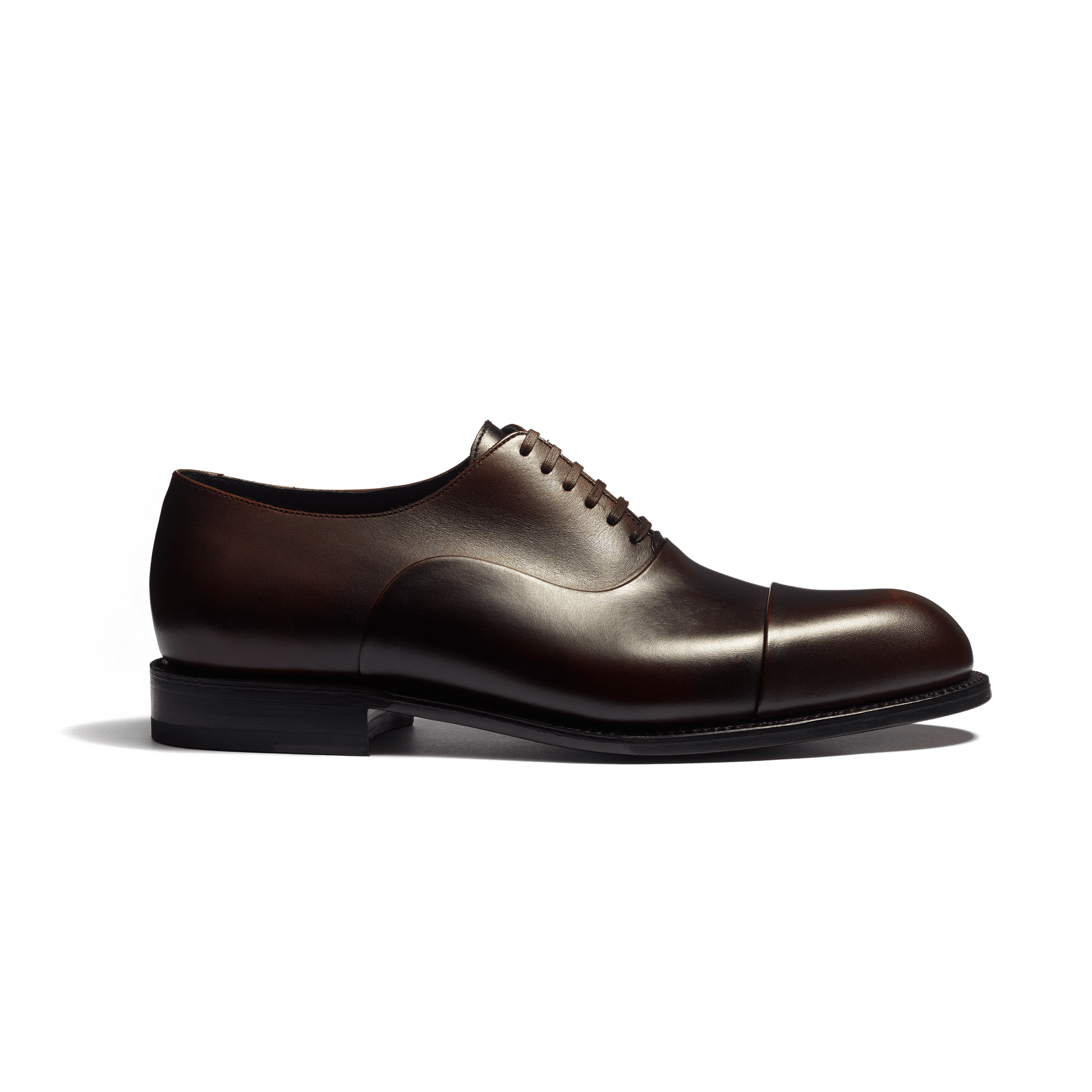 Richelieu Edouard [Homme cuir lisse marron patiné]