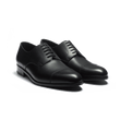 Derby West [homme cuir lisse noir]