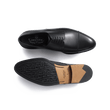Derby West [homme cuir lisse noir]