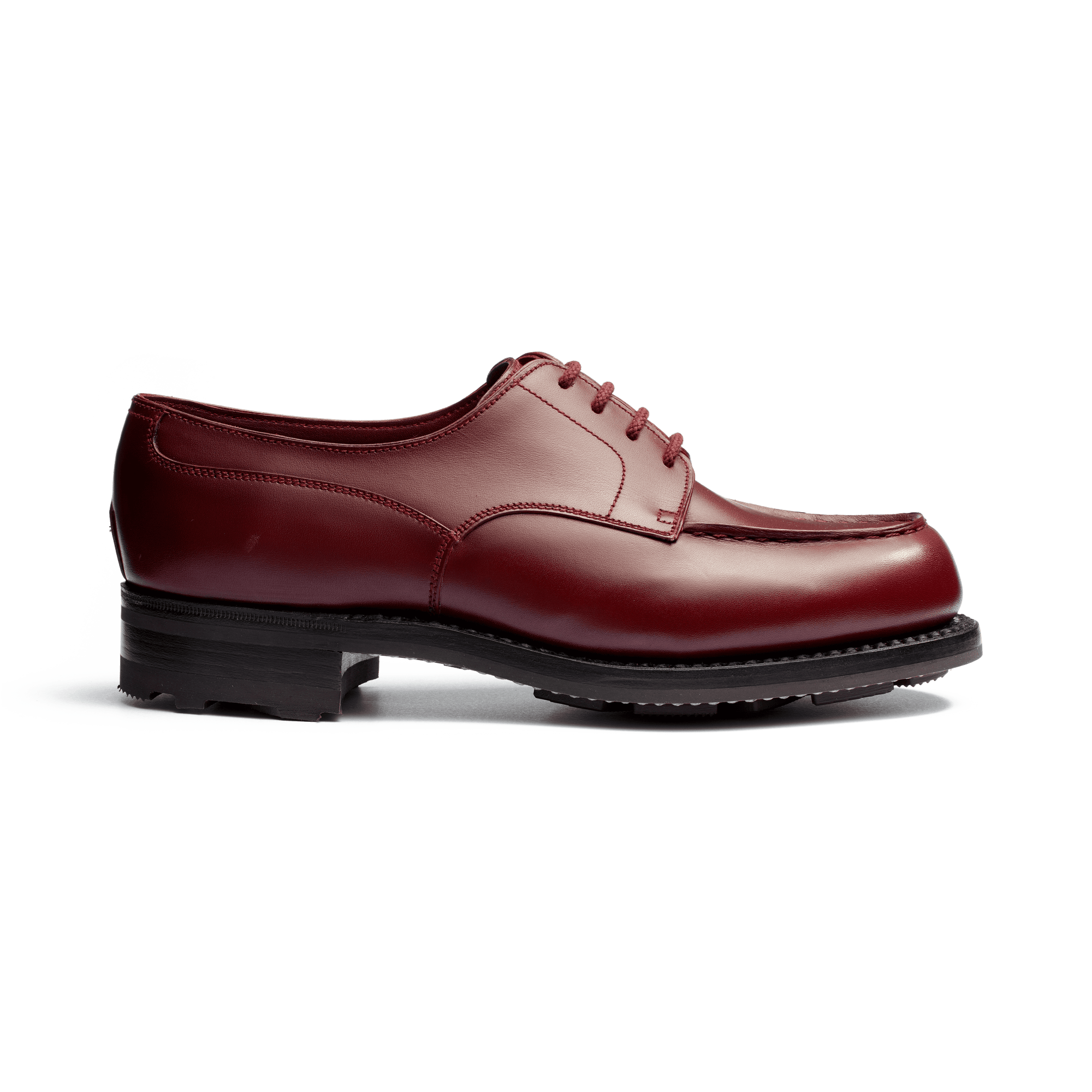 Golf Derby[femme cuir lisse bordeaux toucan]