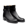 Bottine Jodhpur [femme cuir lisse noir]