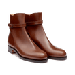Bottine Jodhpur [femme cuir lisse marron]