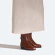 Bottine Jodhpur [femme cuir lisse marron]